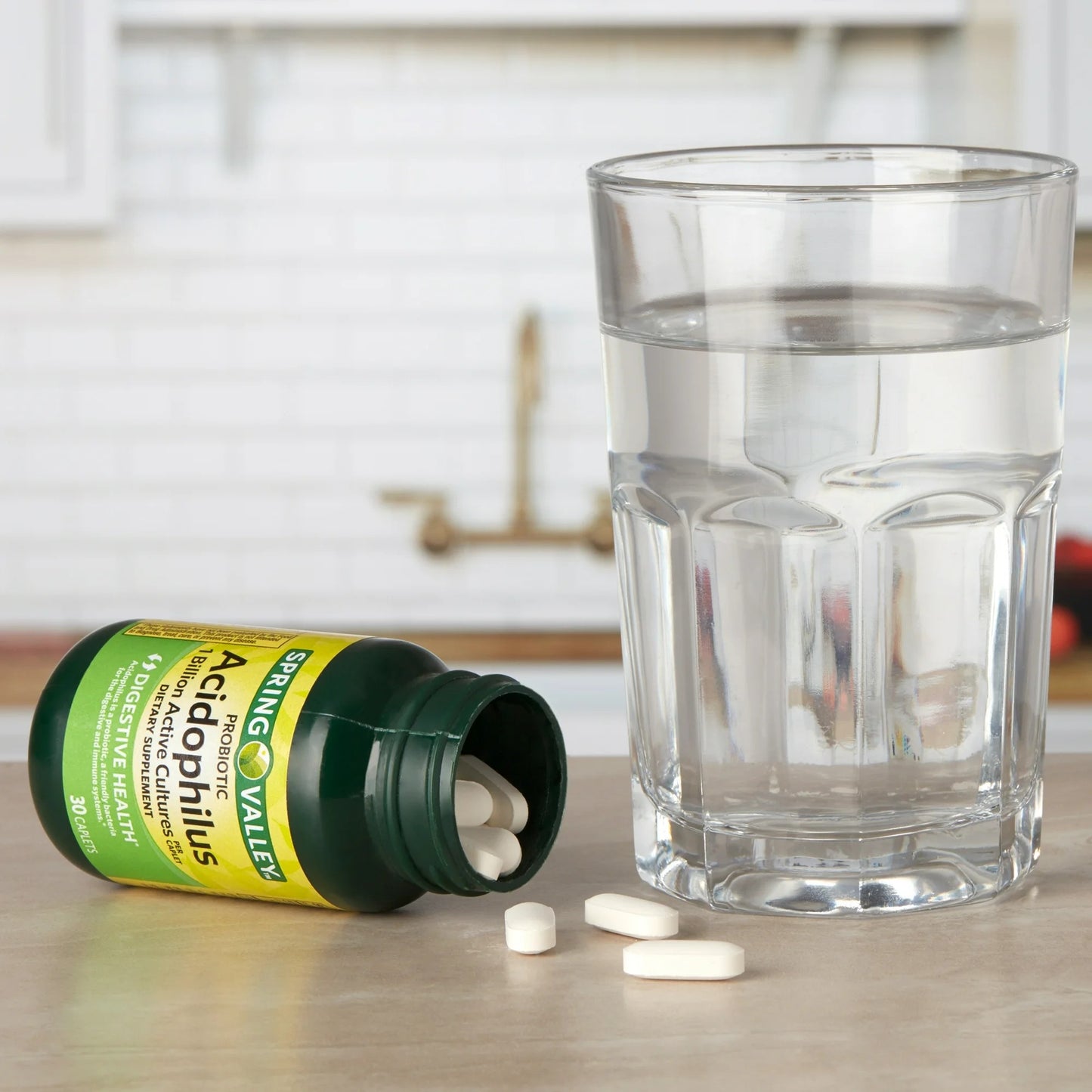 Probiotico Acidofilos 1 Billhão de Culturas Ativas 30 Cápsulas - Spring Valley