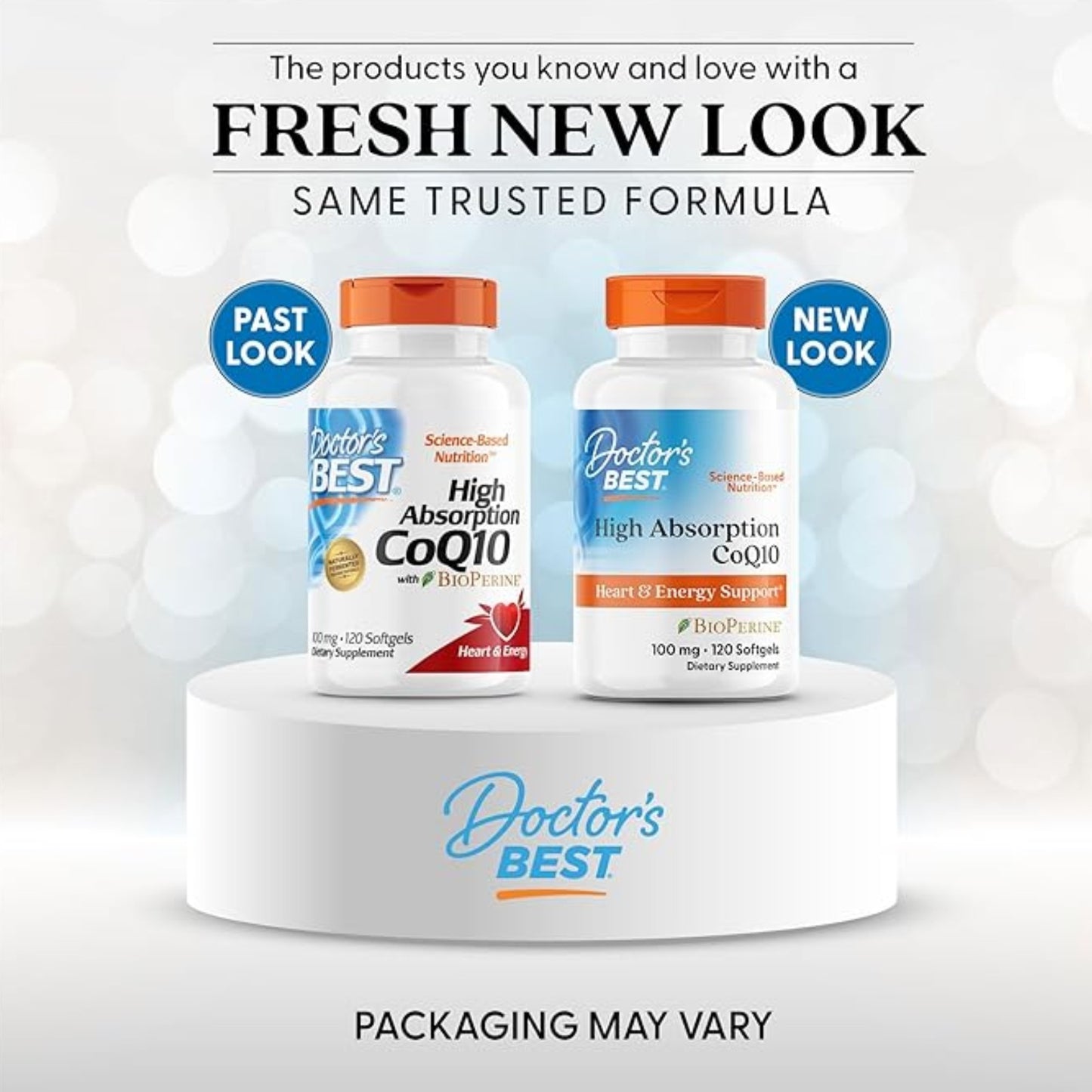 Coenzima CoQ10 Bioperine 100mg 120 Softgels - Doctor`s Best