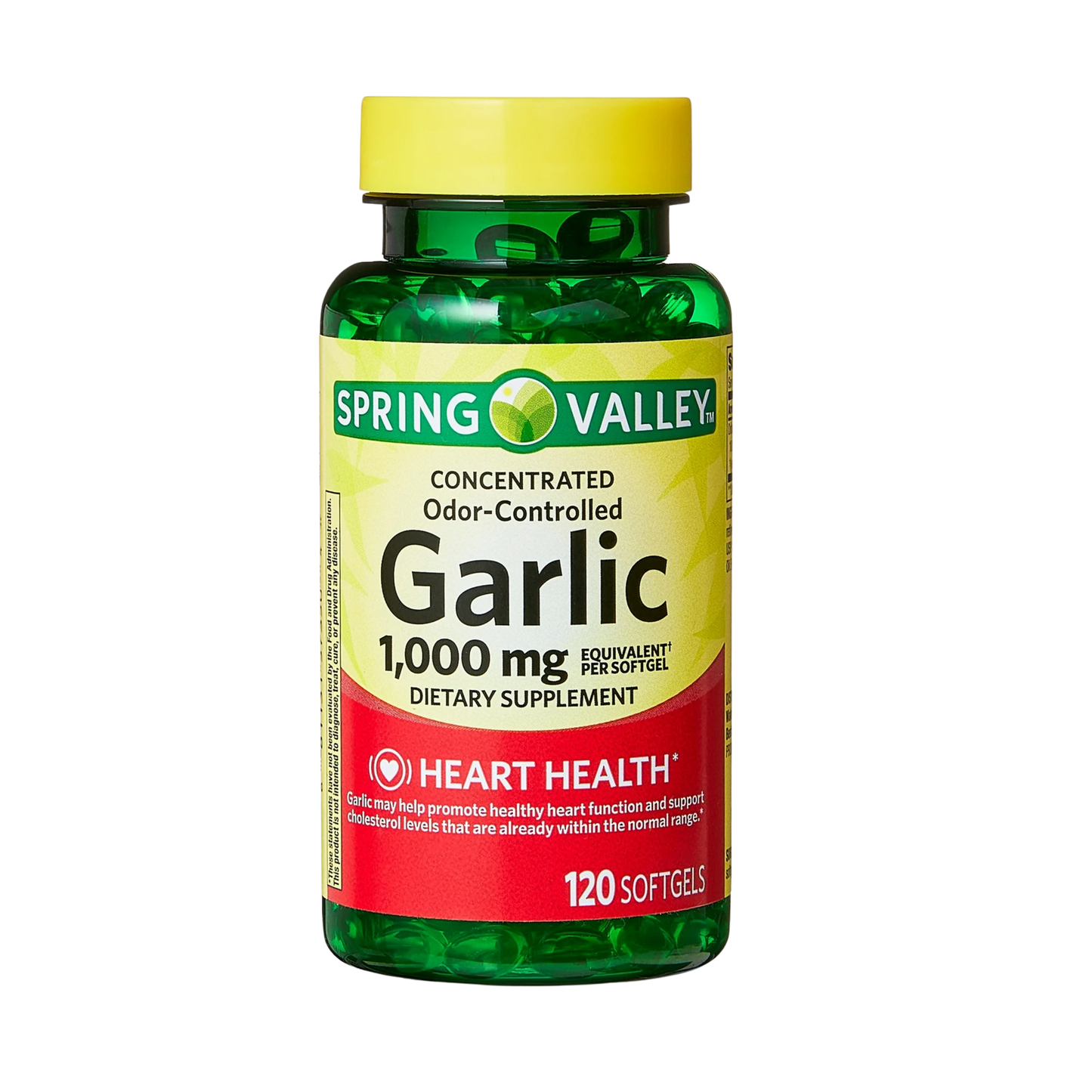Alho 1000 mg 120 Cápsulas - Spring Valley