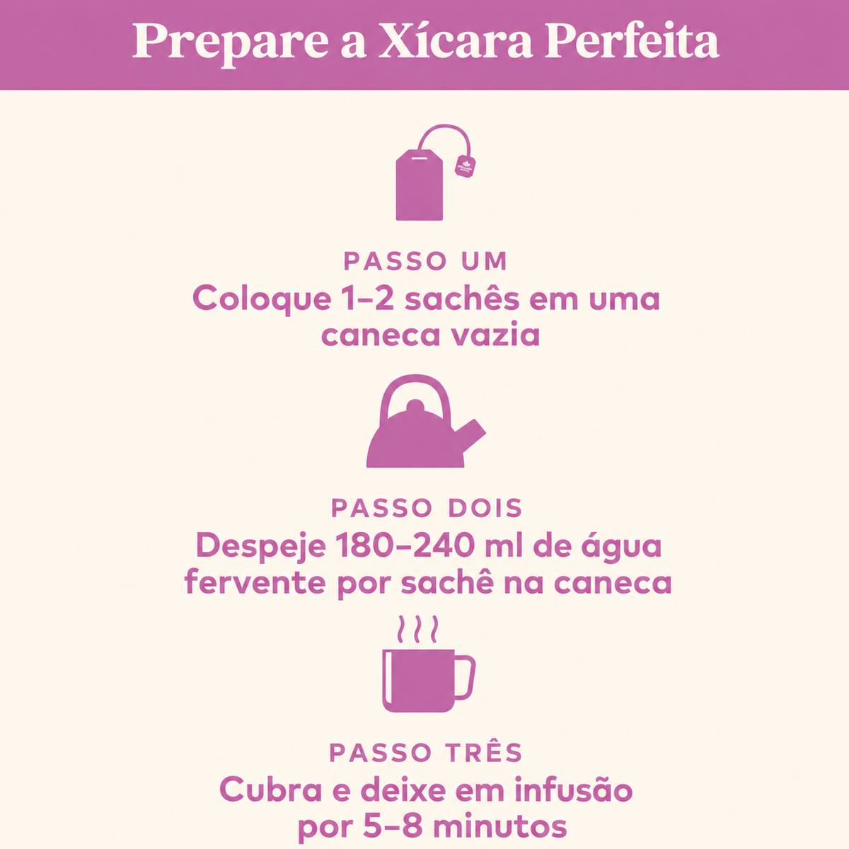 Chá Tulsi Rosa Doce Sem Cafeína 18 Sacos de Infusão 28,8 g - Organic India
