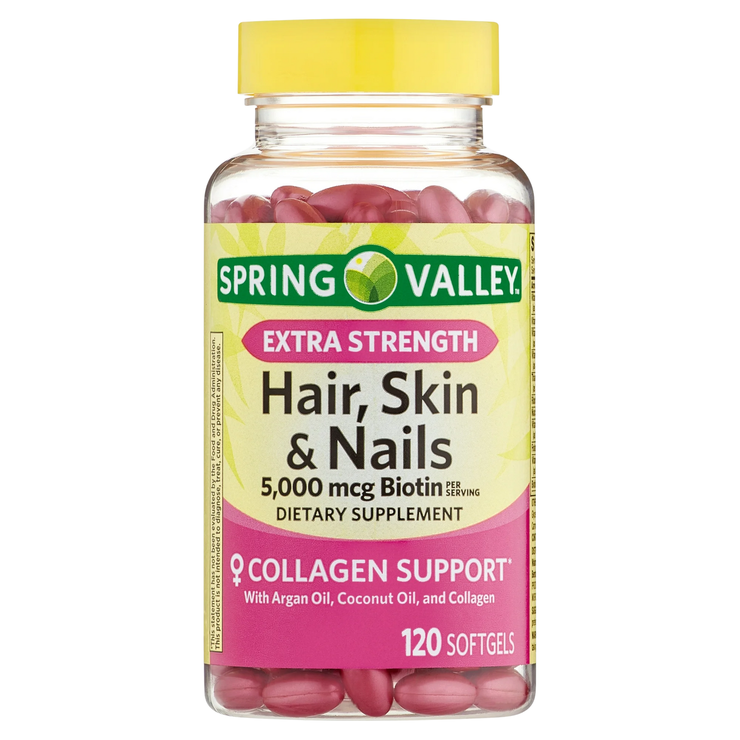 Hair Skin Nail com 120 Softgels - Spring Valley