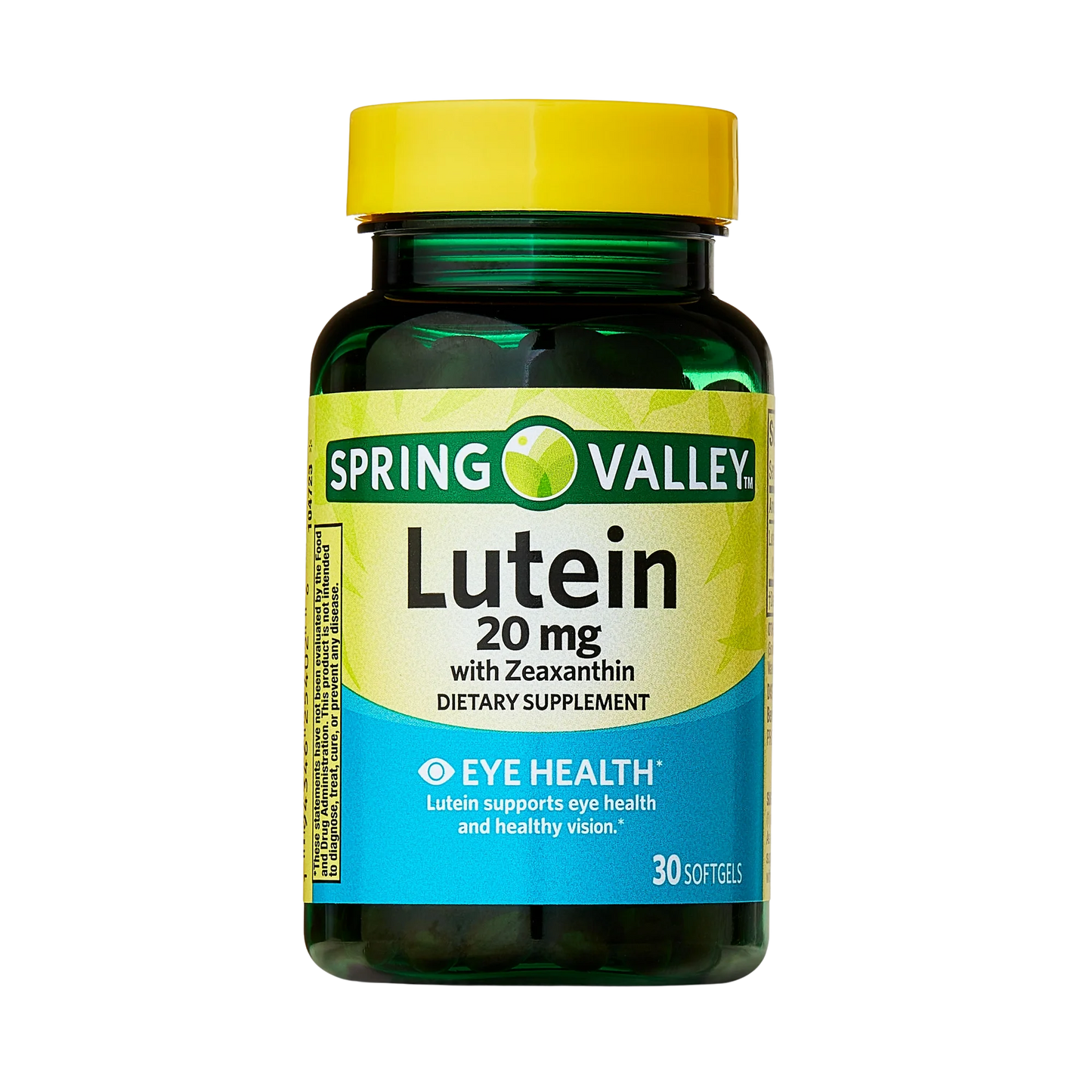 Luteína com Zeaxantina 20 mg 30 Softgel - Spring Valley