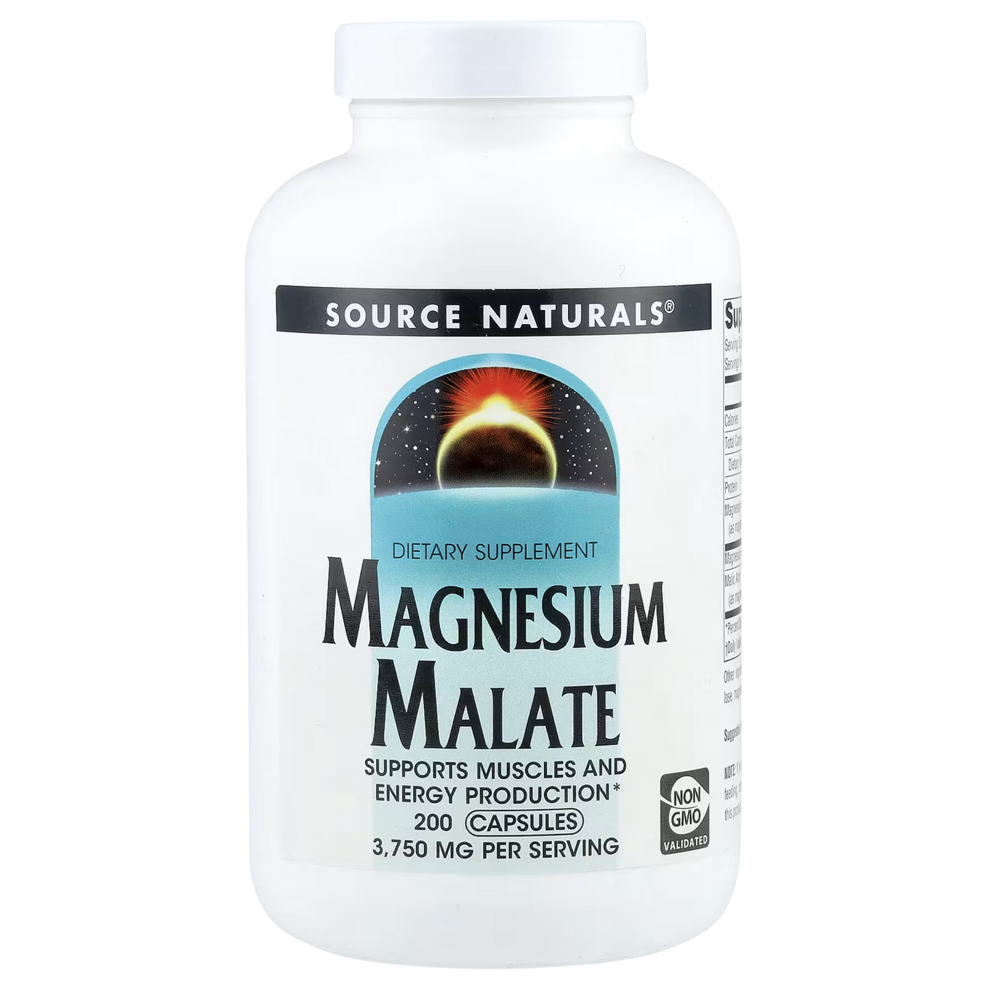 Malato de Magnésio 200 Cápsulas - Source Naturals