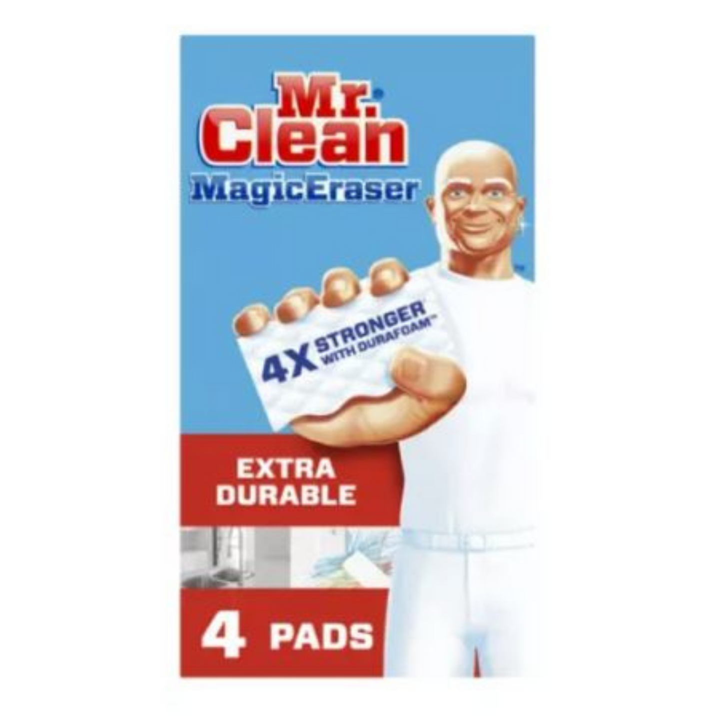 Esponja Magic Eraser Extra Durable 4xstronger C/4un - Mr Clean