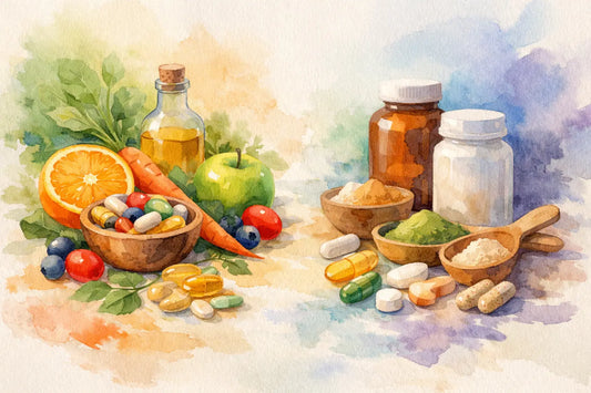 Diferença entre vitaminas e suplementos na rotina