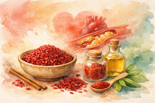 Arroz de levedura vermelha para colesterol