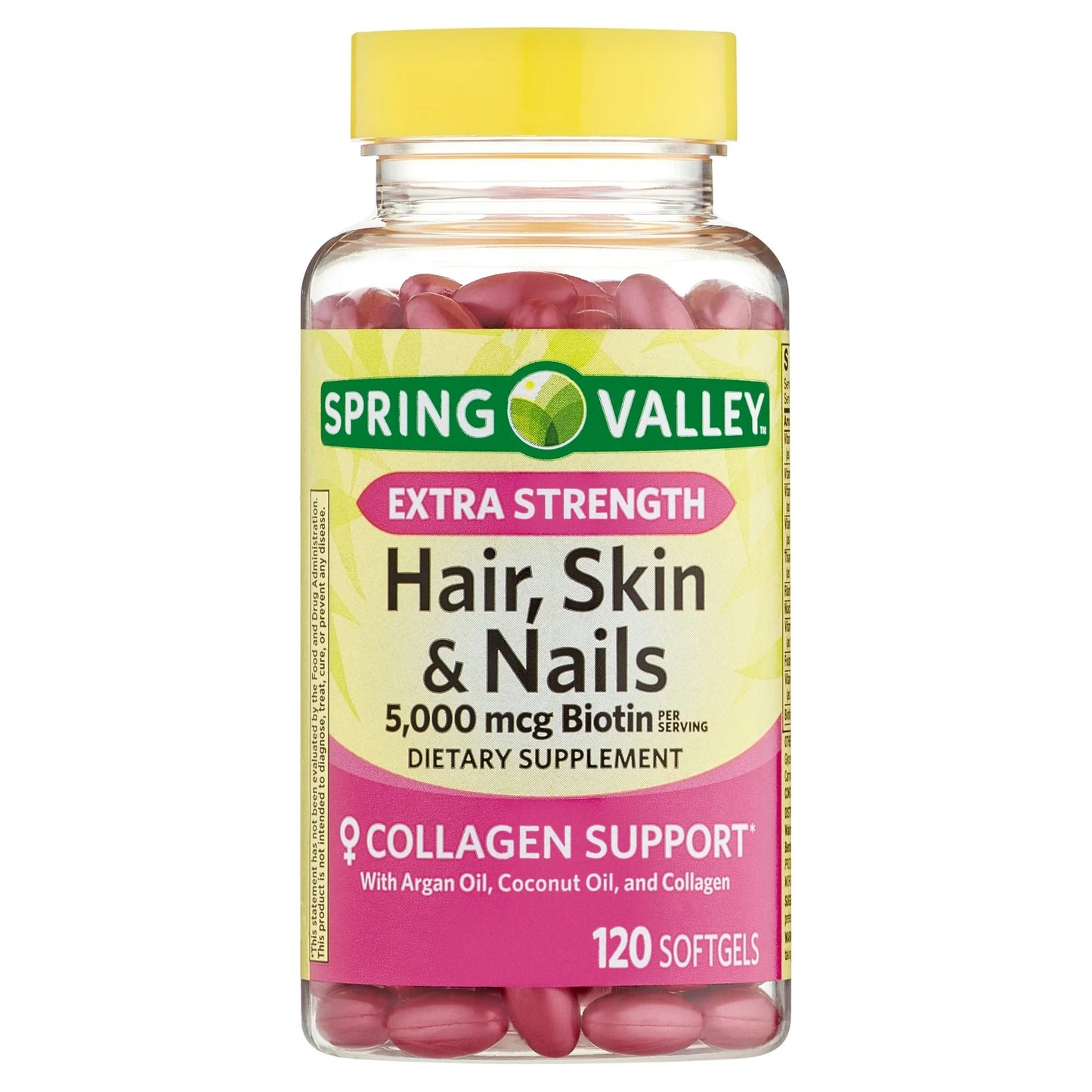 Hair Skin Nail com 120 Softgels - Spring Valley