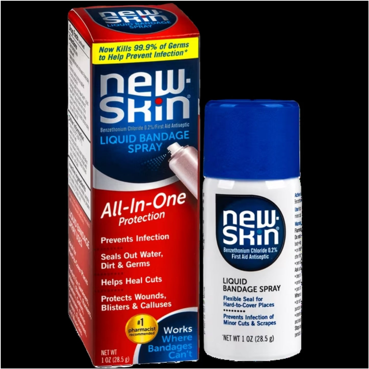 New Skin Band-aid Liquido Bandagem Spray 28.5g