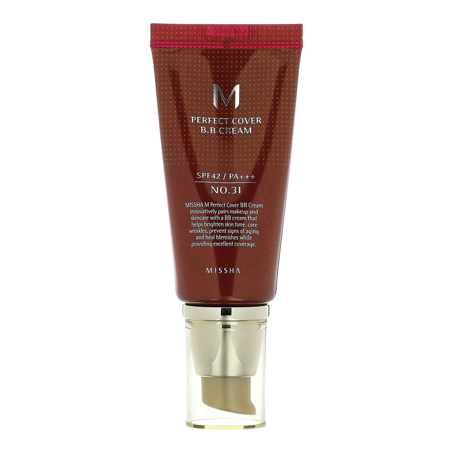 Creme BB Facial No 31 Bege Dourado FPS 42 50ml - Missha