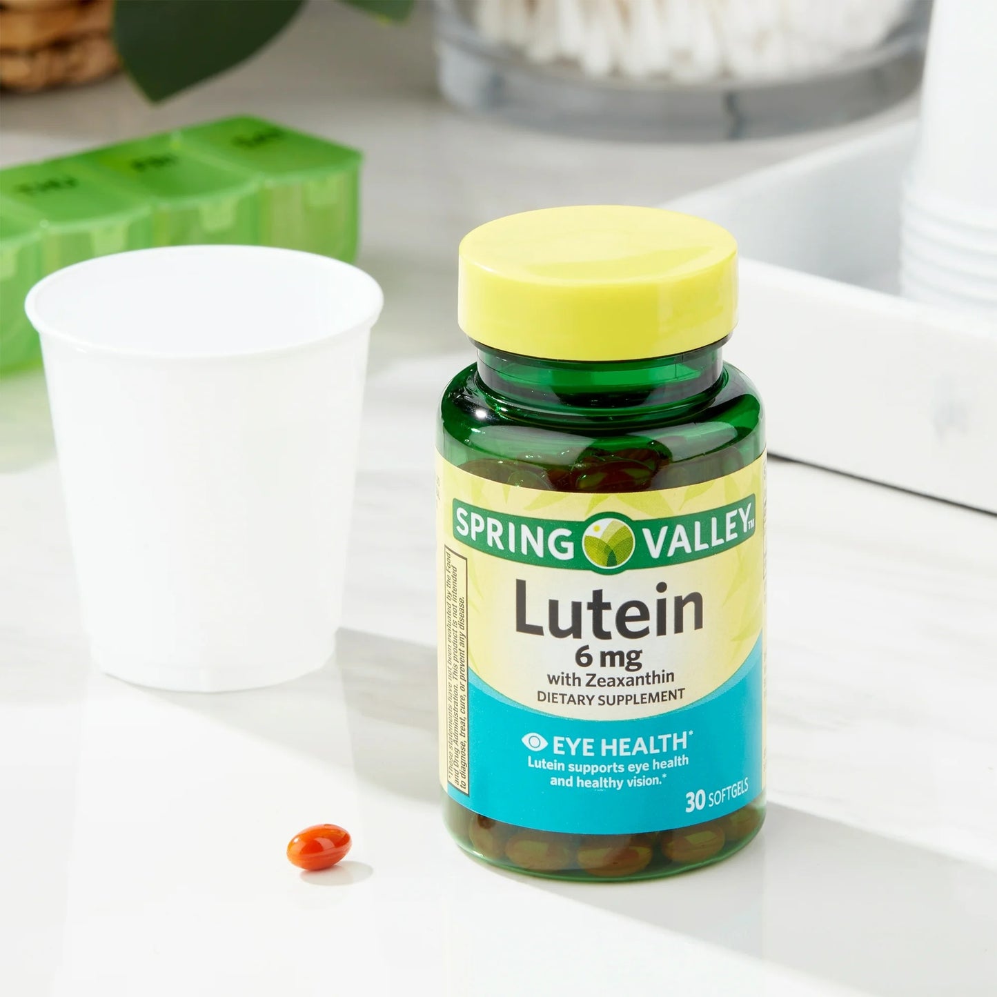 Luteína com Zeaxantina 6 mg 30 Softgel - Spring Valley