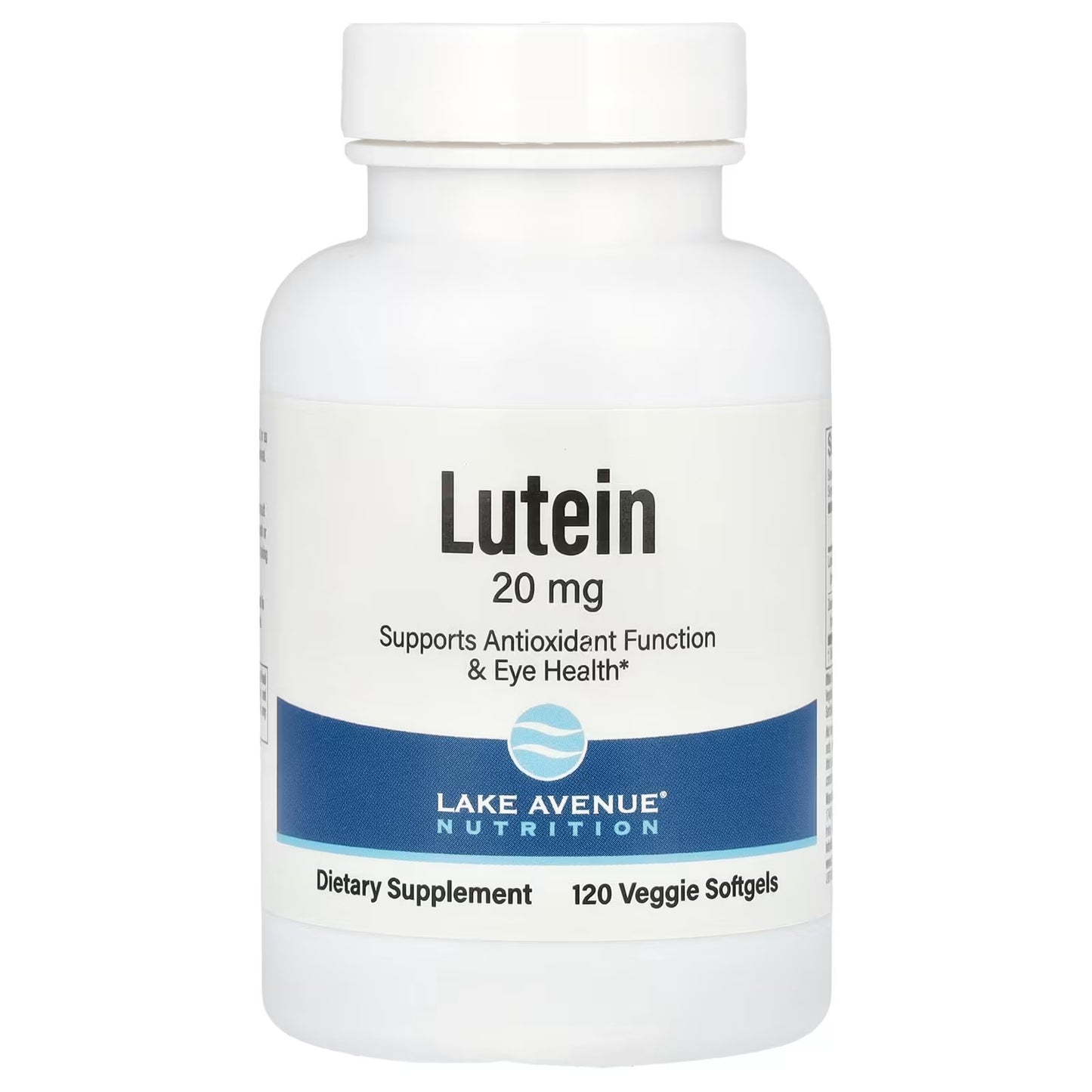 Luteina 20mg 120 Softgels - Lake Avenue Nutrition