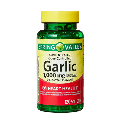 Alho 1000 mg 120 Cápsulas - Spring Valley