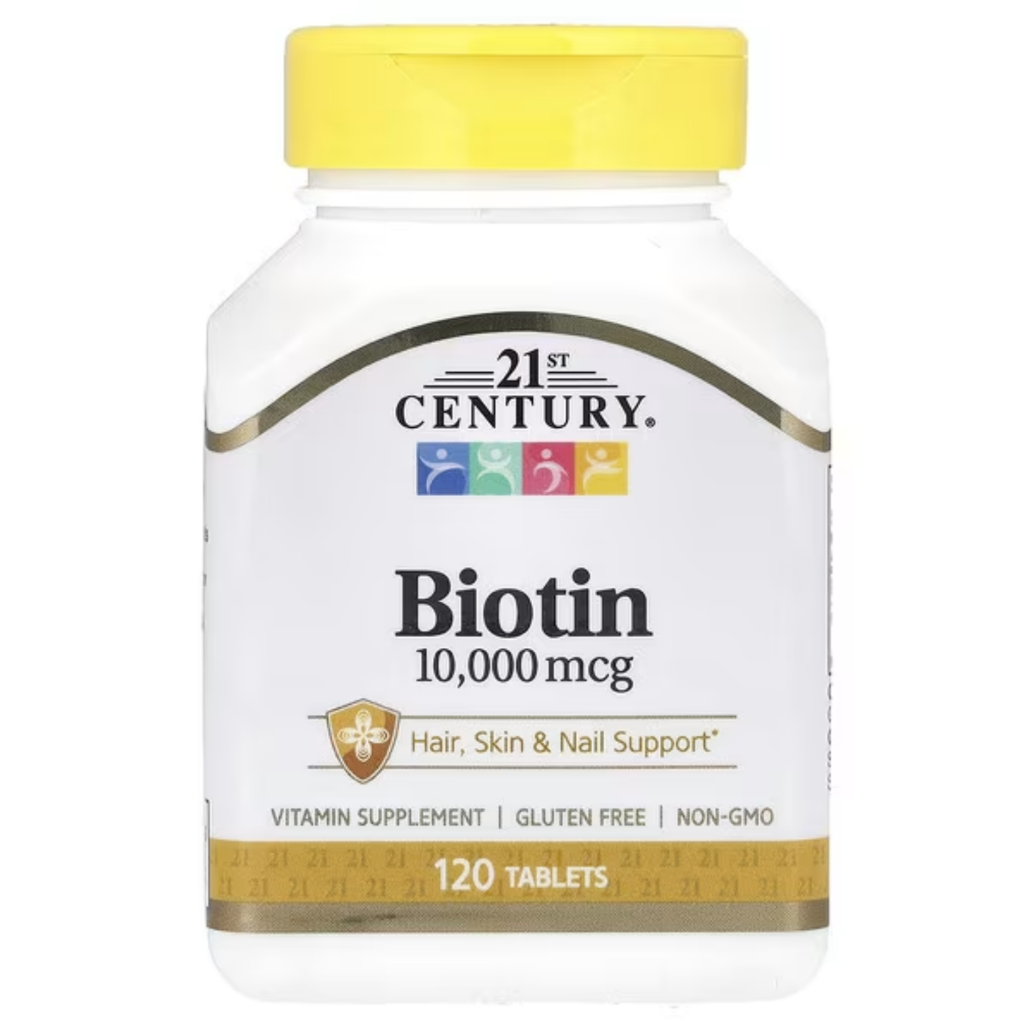 Biotina 10.000mcg com 120 Tabletes - 21st Century