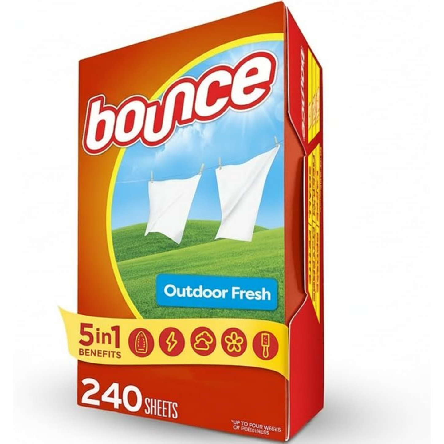 Bounce Lenços Amaciantes para Secadora 240 unidades - P&G