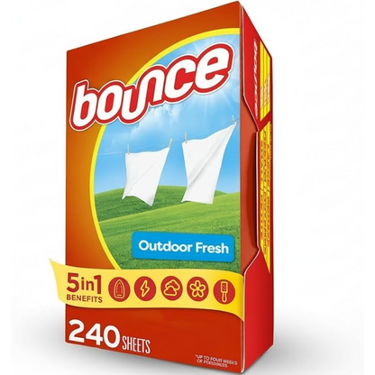 Bounce Lenços Amaciantes para Secadora 240 unidades - P&G