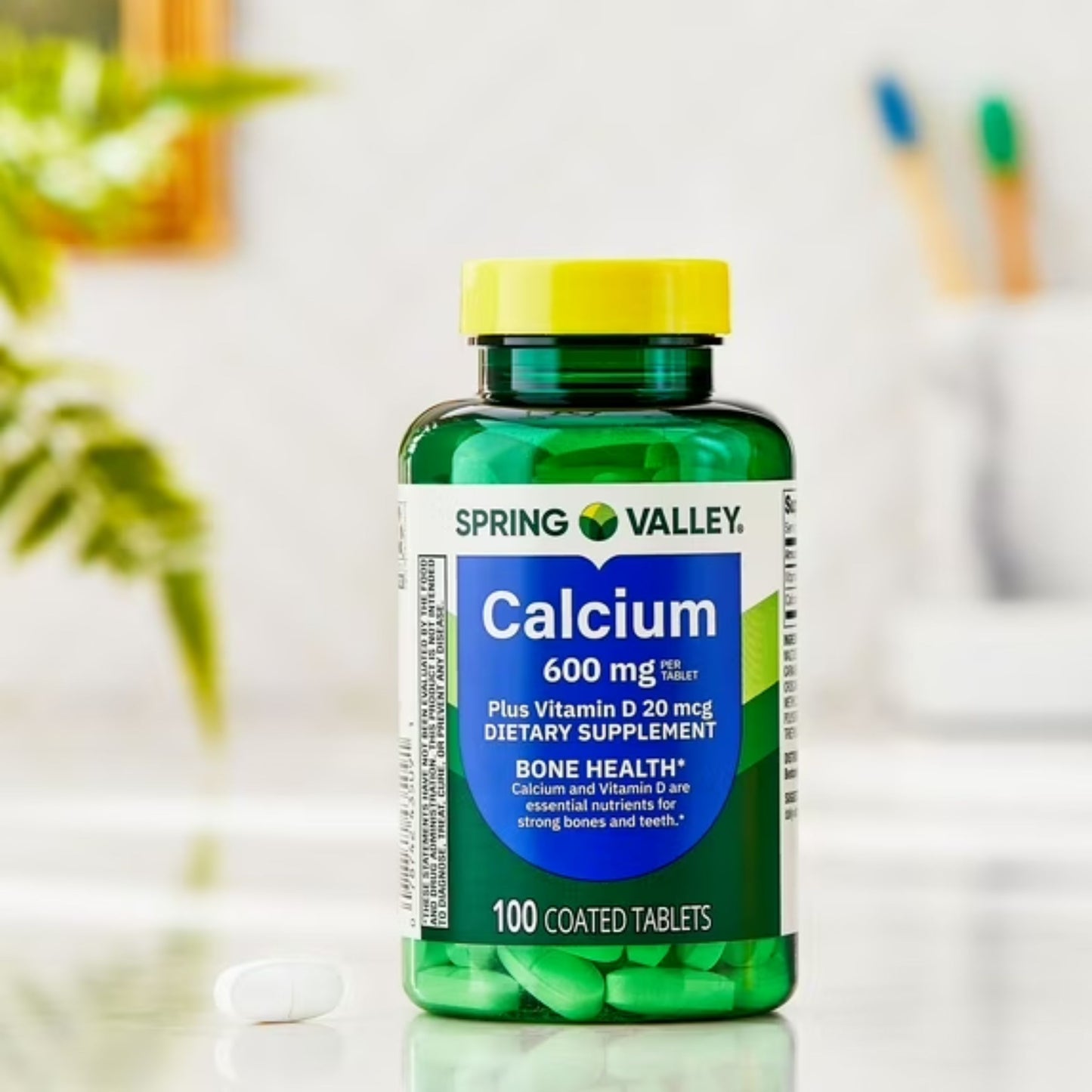Cálcio 600mg + Vitamina D3 20mcg com 100 Tabletes