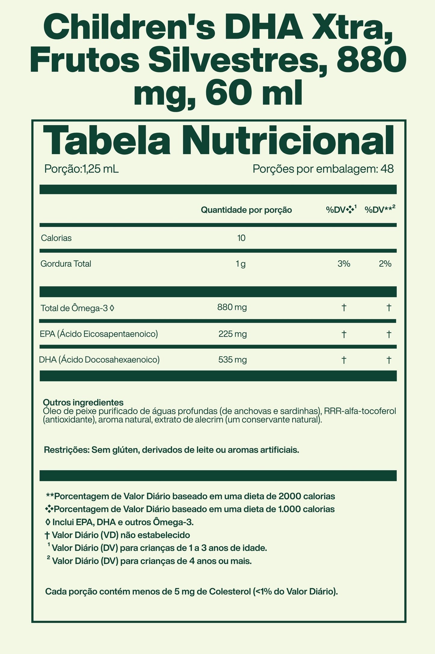 Children's DHA Xtra, Frutos Silvestres, 880 mg, 60 ml - Nordic Naturals
