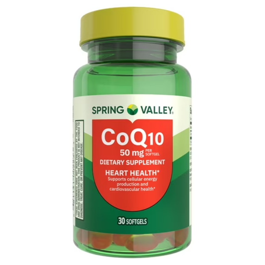 CoQ10, 50 mg, 30 Count - Spring Valley