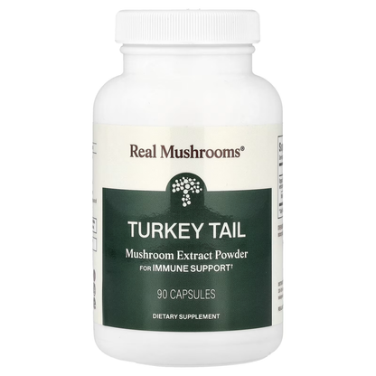 Cogumelo Turkey Tail , Cauda-de-Peru 90 Cápsulas - Real Mushroom