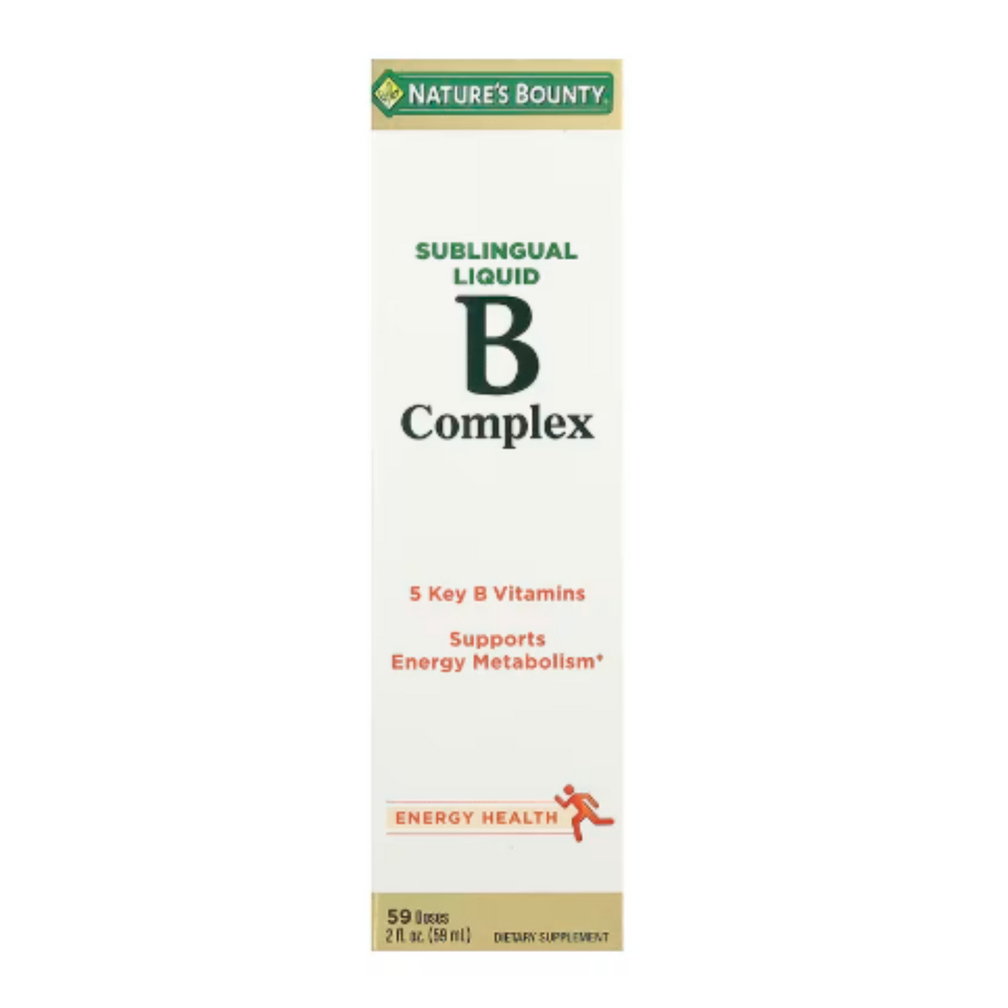 Complexo B, Sublingual Liquid0 59 ml - Nature's Bounty