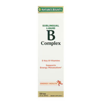 Complexo B, Sublingual Liquid0 59 ml - Nature's Bounty