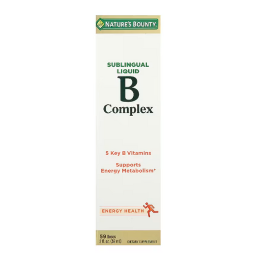 Complexo B, Sublingual Liquid0 59 ml - Nature's Bounty