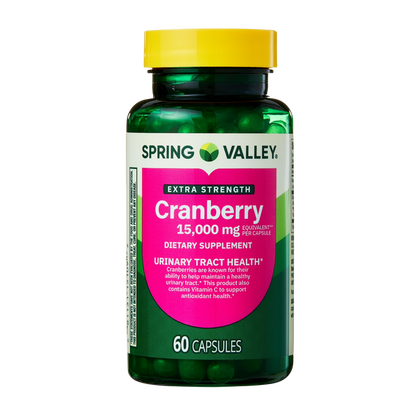 Cranberry 15000 mg , 60 cápsulas - Spring Valley