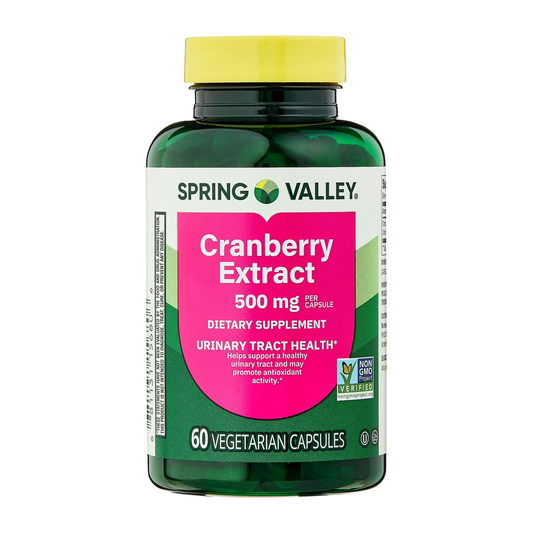 Cranberry 500 mg , 60 cápsulas - Spring Valley
