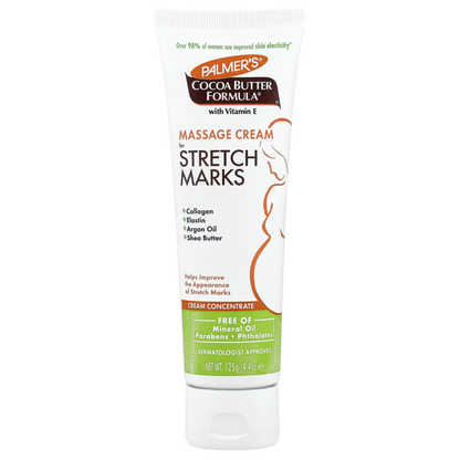Creme de Massagem para Estrias Cocoa Butter Formula® with Vitamin E, 4.4 oz (125 g) - Palmer's