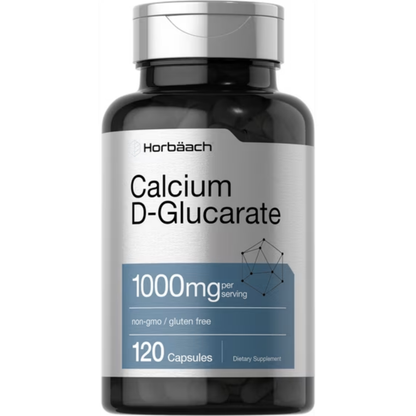 D-Glucarato de Cálcio 1000mg 120 Cápsulas - Horbaach