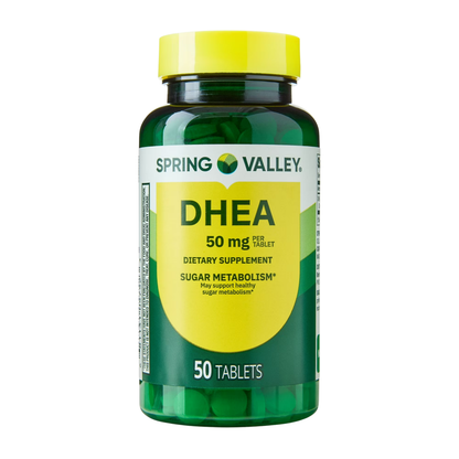 DHEA 50 mg , 50 cápsulas - Spring Valley
