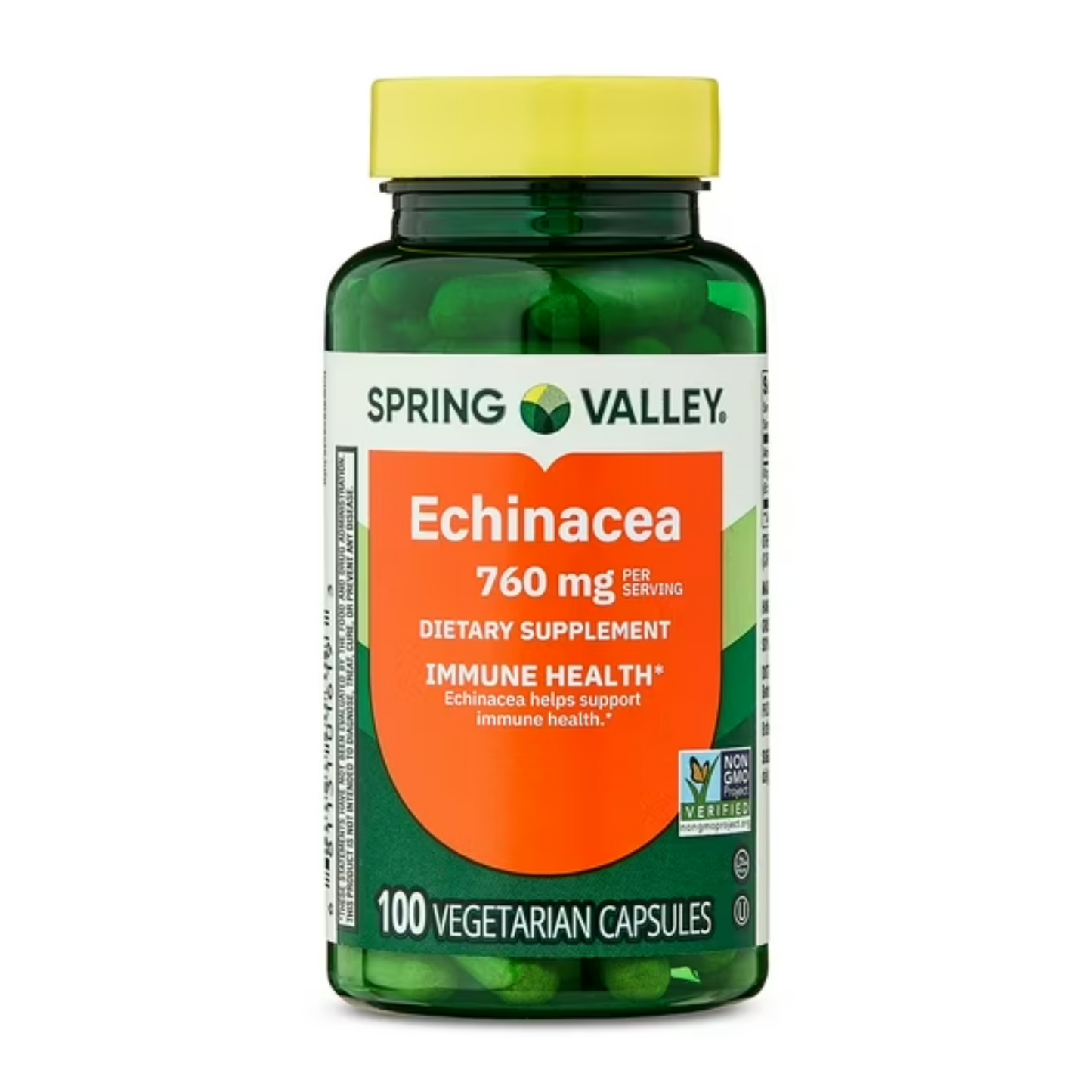 Echinacea 760mg 100 Cápsulas - Spring Valley