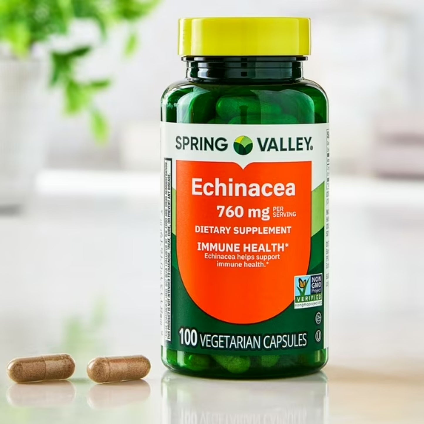 Echinacea 760mg 100 Cápsulas - Spring Valley