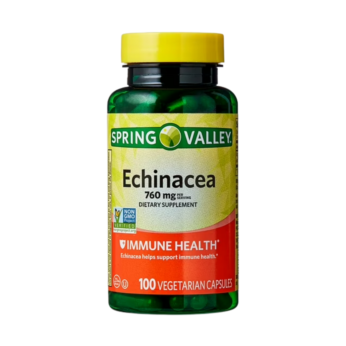 Echinacea Equinacea 760mg 100 Cápsulas - Spring Valley
