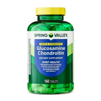 Condroitina Glucosamina Força Tripla 160 cps - Spring Valley