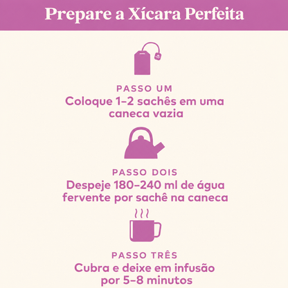 Chá Tulsi Rosa Doce Sem Cafeína 18 Sacos de Infusão 28,8 g - Organic India