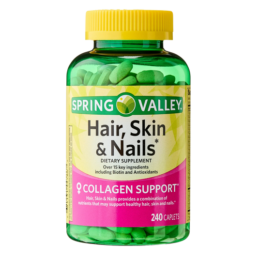 Hair, Skin & Nails 240 Cápsulas - Spring Valley