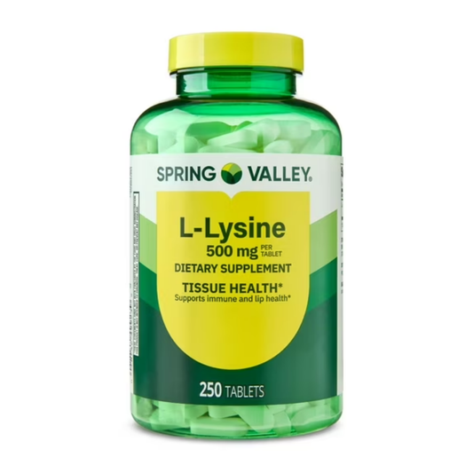 Lisina 500 mg 250 Tabletes - Spring Valley