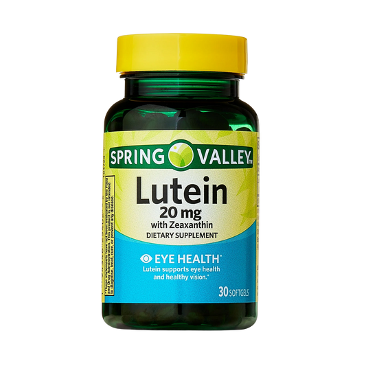 Luteína com Zeaxantina 20 mg 30 Softgel - Spring Valley