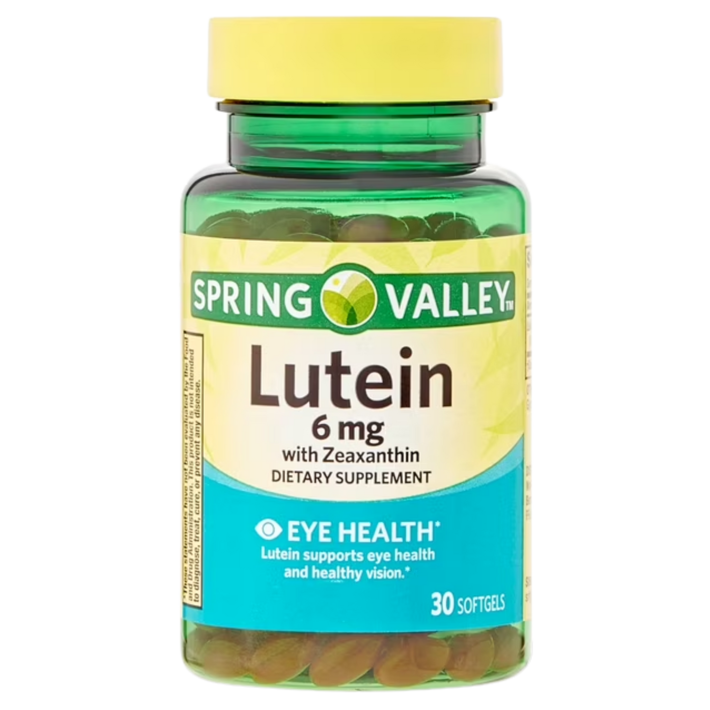 Luteína com Zeaxantina 6 mg 30 Softgel - Spring Valley