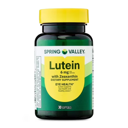 Luteína com Zeaxantina 6 mg 30 Softgel - Spring Valley