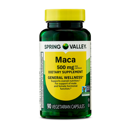 Maca 500mg 90 Cápsulas - Spring valley