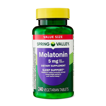 Melatonina 5mg com 240 Tabletes - Spring Valley