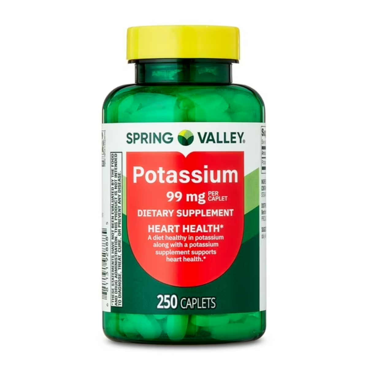 Potássio 99mg 250 Cápsulas - Spring Valley