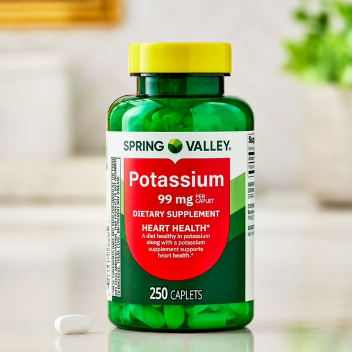 Potássio 99mg 250 Cápsulas - Spring Valley