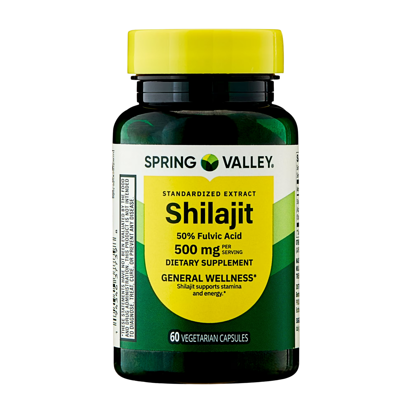Shilajit 500 mg, 60 cápsulas - Spring Valley