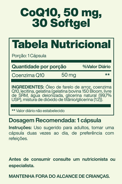 CoQ10, 50 mg, 30 Count - Spring Valley