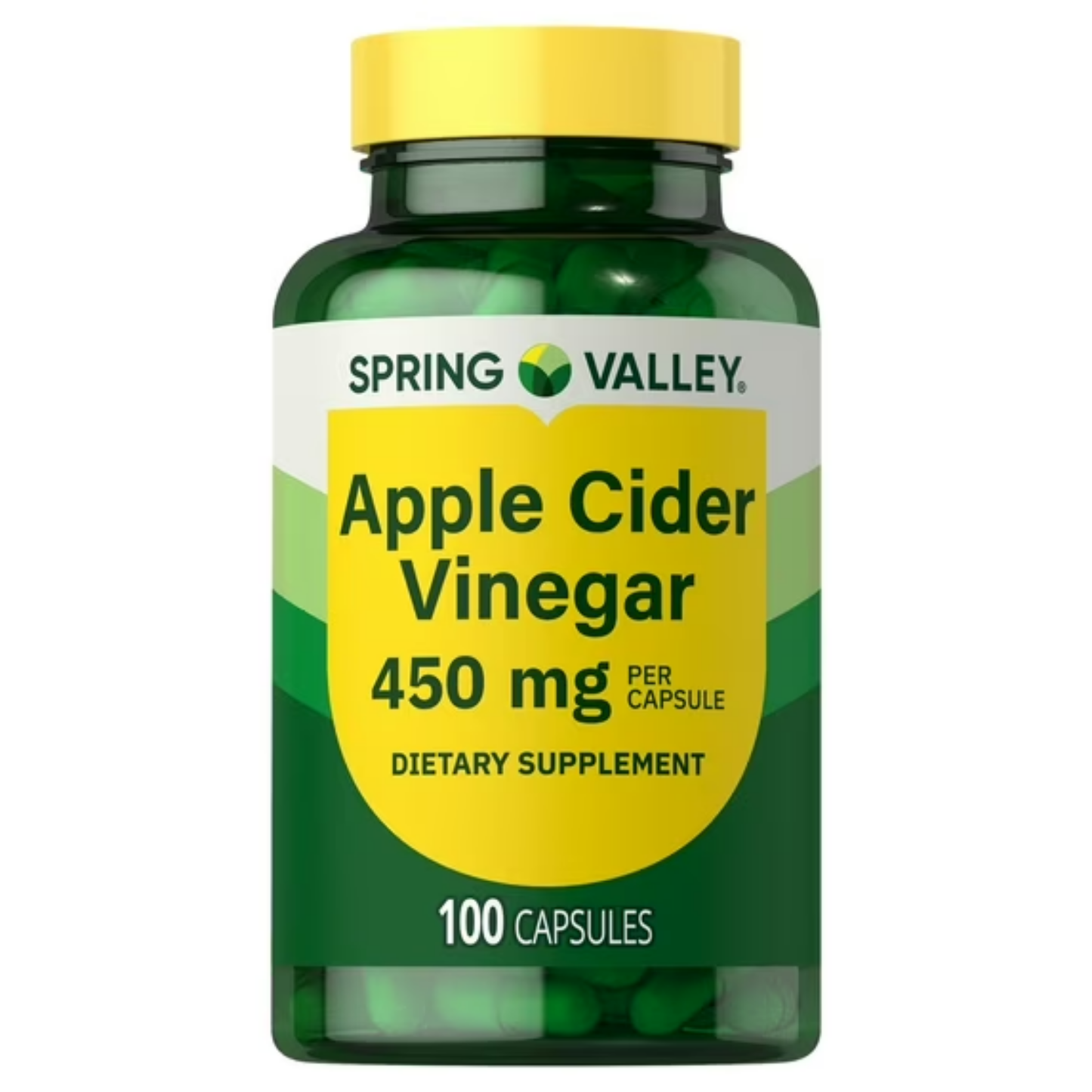 Vinagre de Maçã 450mg 100 Cápsulas - Spring Valley