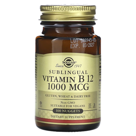 Vitamina B12  1000 iu 100 comprimidos - Solgar