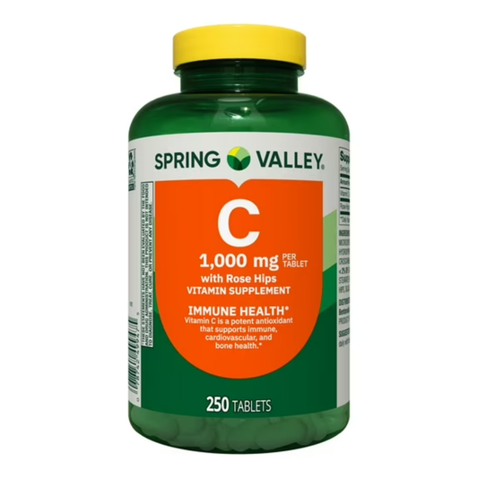 Vitamina C 1000mg 250 Tabletes - Spring Valley